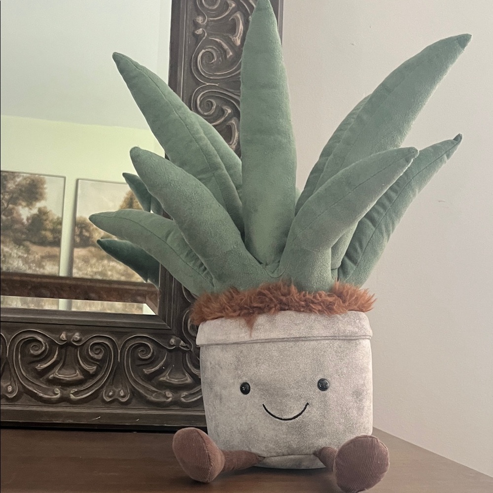 Amuseables Aloe Vera Jelly Cat Plush Succulent Decor plushy Teddy stuffed animal